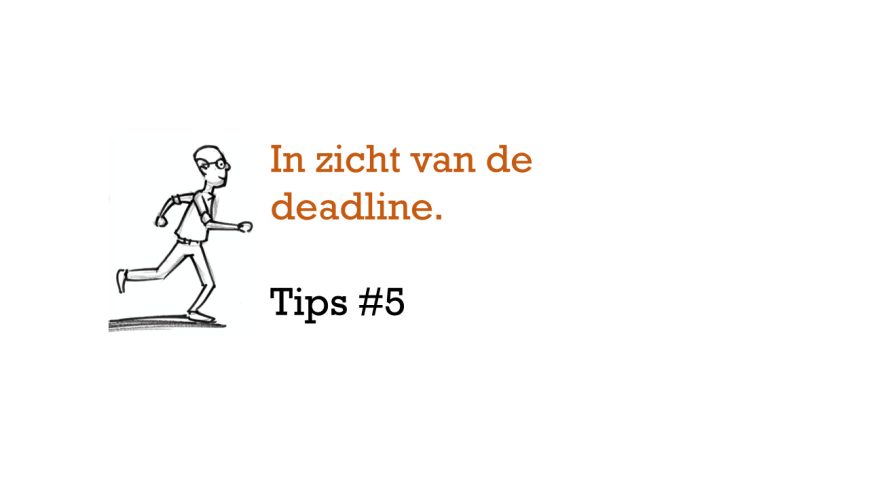 Studie of feest? (dagen). Denk even na over wat je besluit.